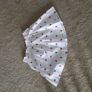 Kate Spade girl's pink ladybug skirt 14